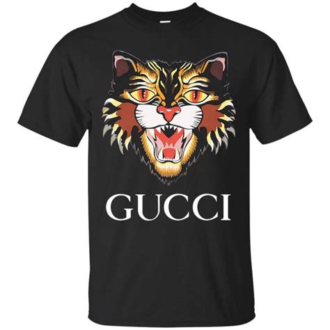 gucci replica t shirt of gucci snake size 3xl|angry cat t shirt gucci.